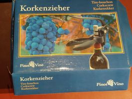 Korkenzieher Pino Vino neuwertig