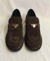 Prada Loafer, Gr. 41, braun Wildleder