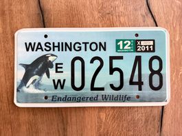 WASHINGTON WILDLIFE NUMMERNSCHILD PLATE