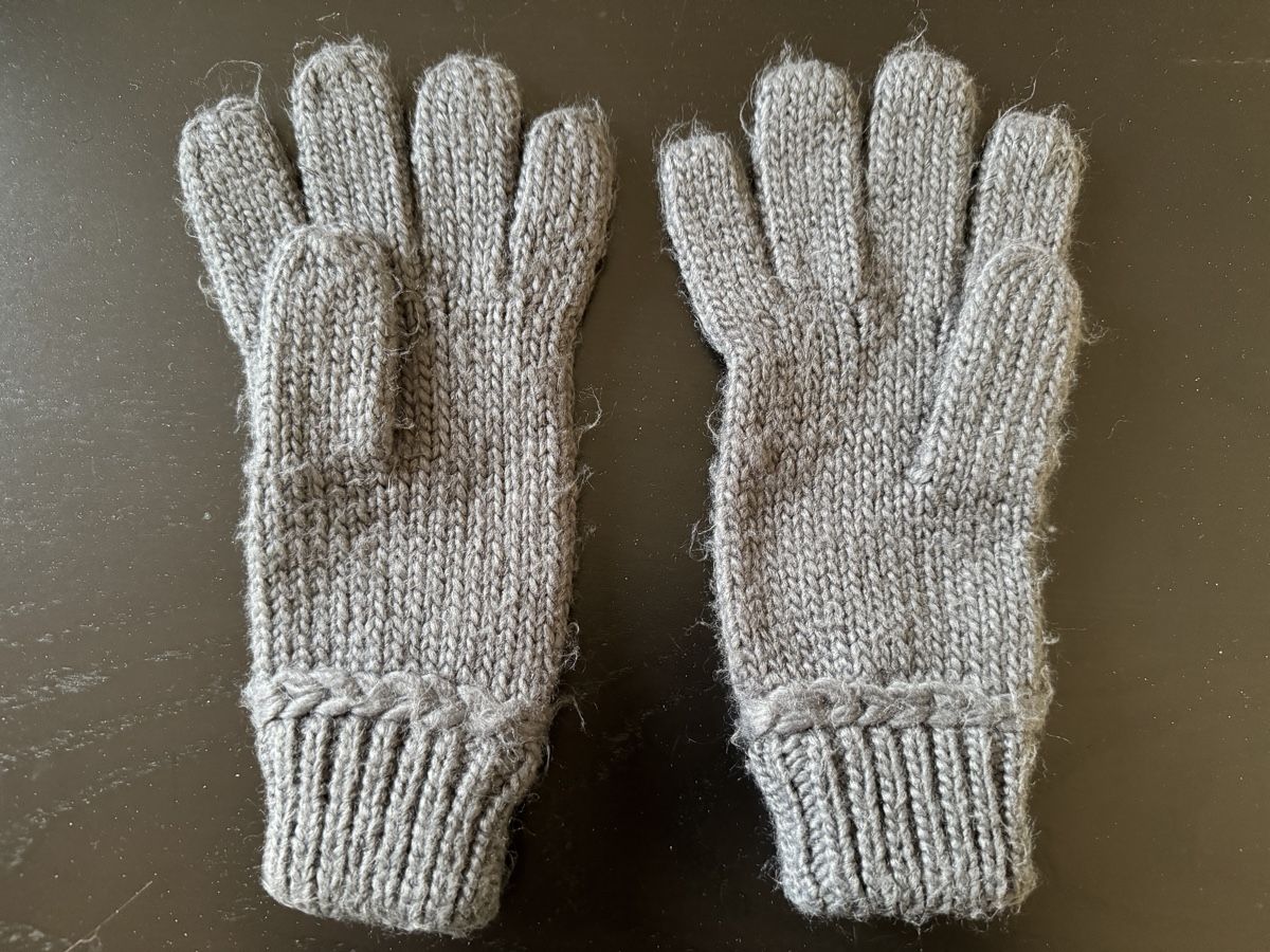 Guanti & manicotti: Warme Winterhandschuhe gestrickt Grösse S-M – Usato da Erstfeld venduto da Mario_boe0 1