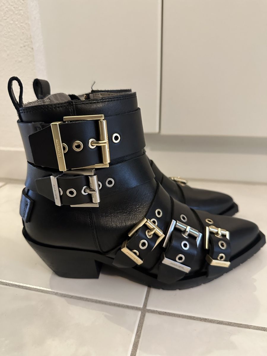 Allsaints Damenschuhe: All Saints JANE BUCKLE BOOT - Stiefelette black Grösse 36 – Neu (gemäss Beschreibung) aus Zürich von Lucyy 3
