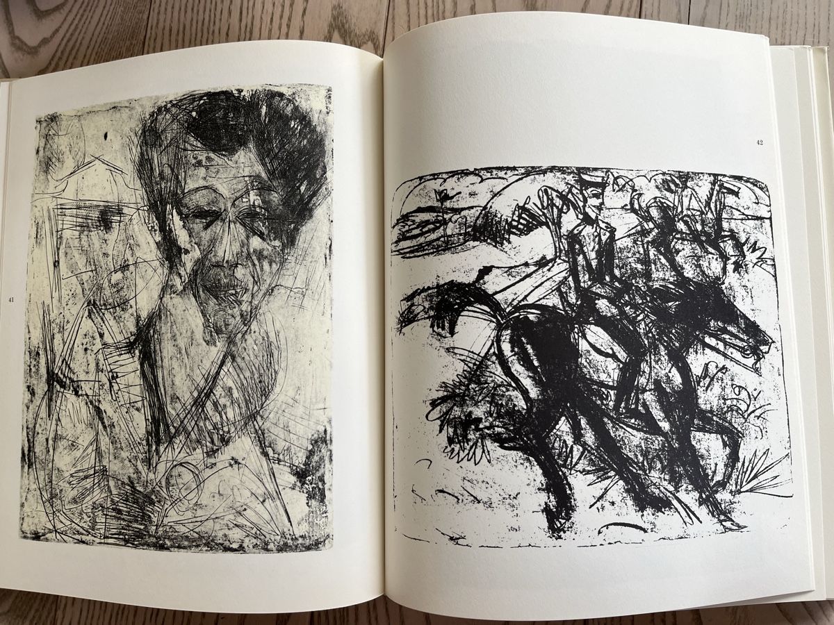 Libri: E. L. Kirchner - Graphik ( Buch von 1961) – Usato da Romanshorn venduto da Apfelschuss 4
