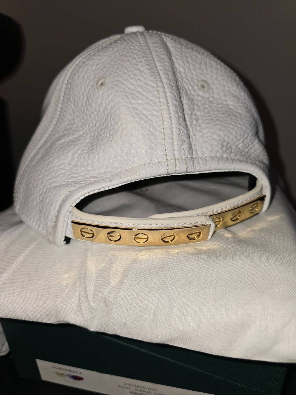 Copricapi, berretti & cappellini: Buscemi leather baseball cap – Nuovo (secondo la descrizione) da Grenchen venduto da Lucifero17 1