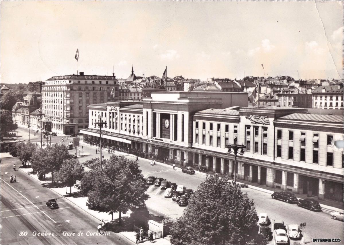 Cartes postales: Genf // Gare de Cornavin // Oldtimer – D'occasion à Basel par intermezzo12