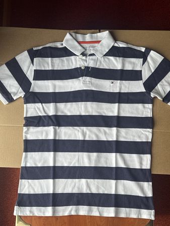 Tommy Hilfiger Poloshirt, Gr. L (12-14), Gestreift!