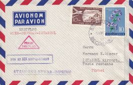 Erstflug AUA Belgrad - Istanbul 1960