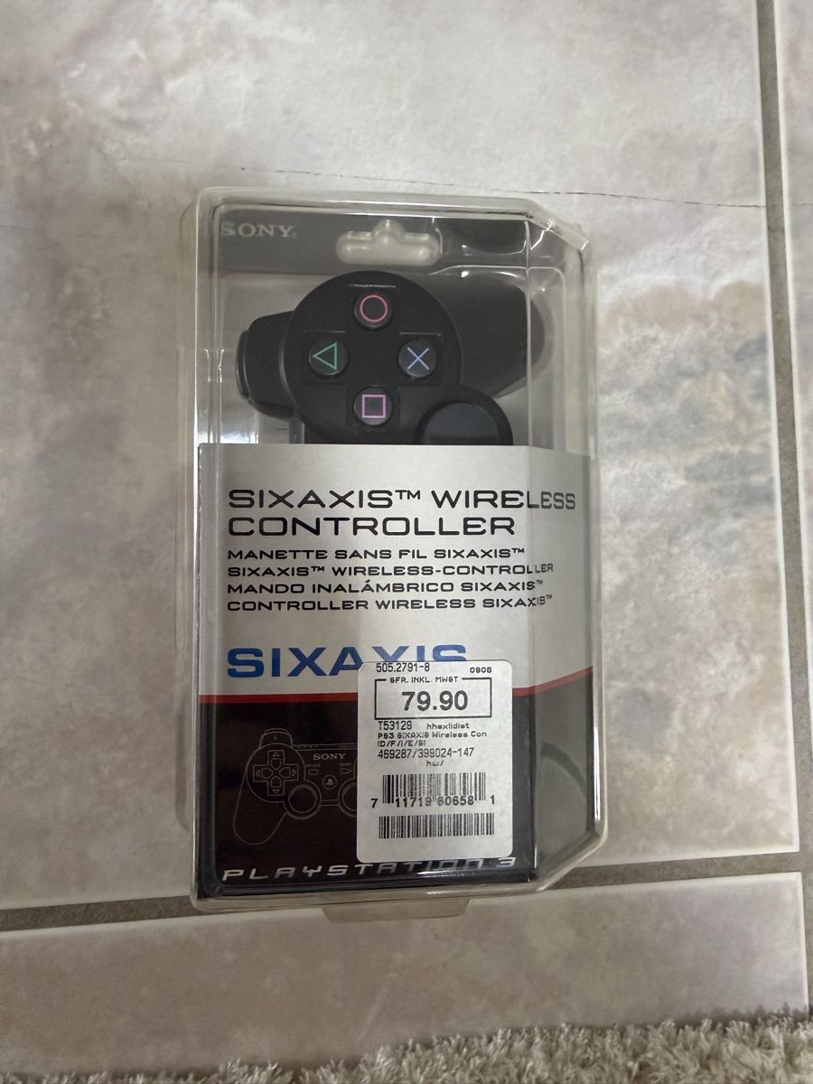 Sony Controller: Original Sony Sixaxis Controller PS3 - Neu & Versiegelt! – Nuovo e nell'imballaggio originale da Wallisellen venduto da rri_ntp6