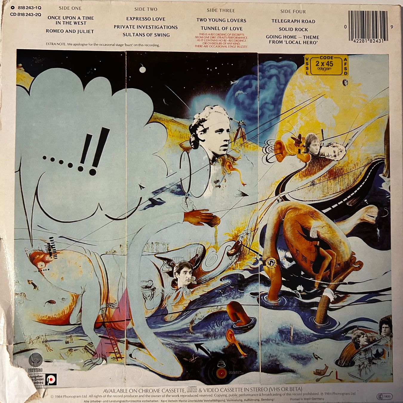 Dischi in vinile: Dire Straits - Alchemy Live, Vinyl DLP – Usato da Aesch BL venduto da BlueMusicRecords 1