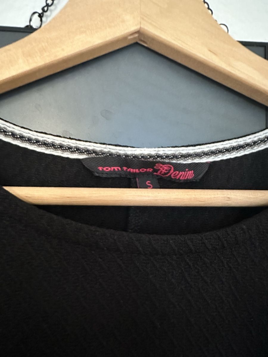 Tom Tailor Vestiti: Tom Tailor Denim Kleid, schwarz – Nuovo (secondo la descrizione) da Zürich venduto da cla_qxx8 2