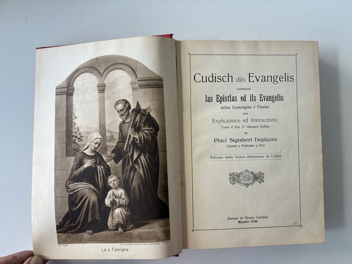 Livres: Cudisch dils Evangelis - 1930 – D'occasion à Chur par Knokno199 3
