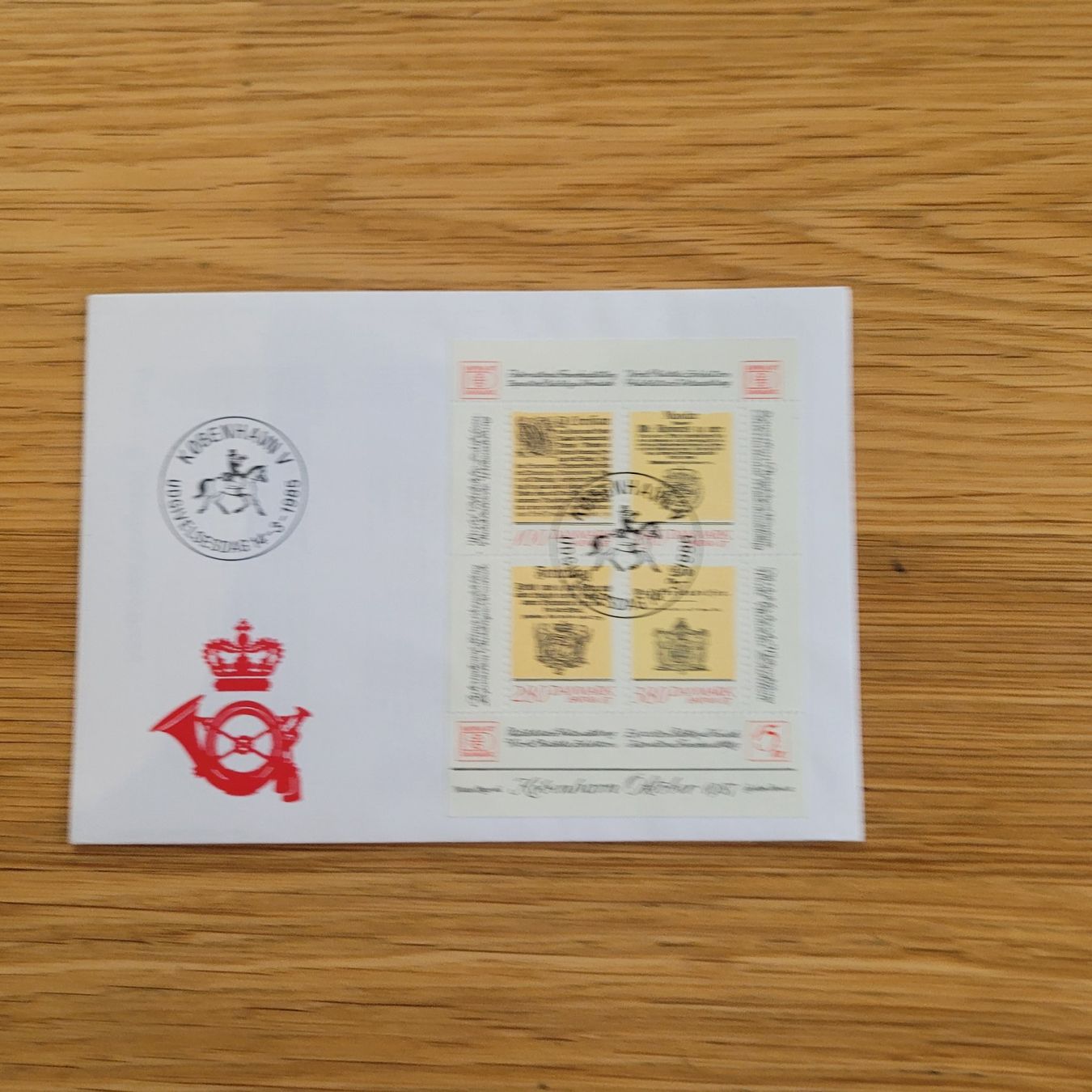Tous les timbres: FDC Mit Kleinbogen Kobenhavn 1985 – D'occasion à Biel/Bienne par Destockweb
