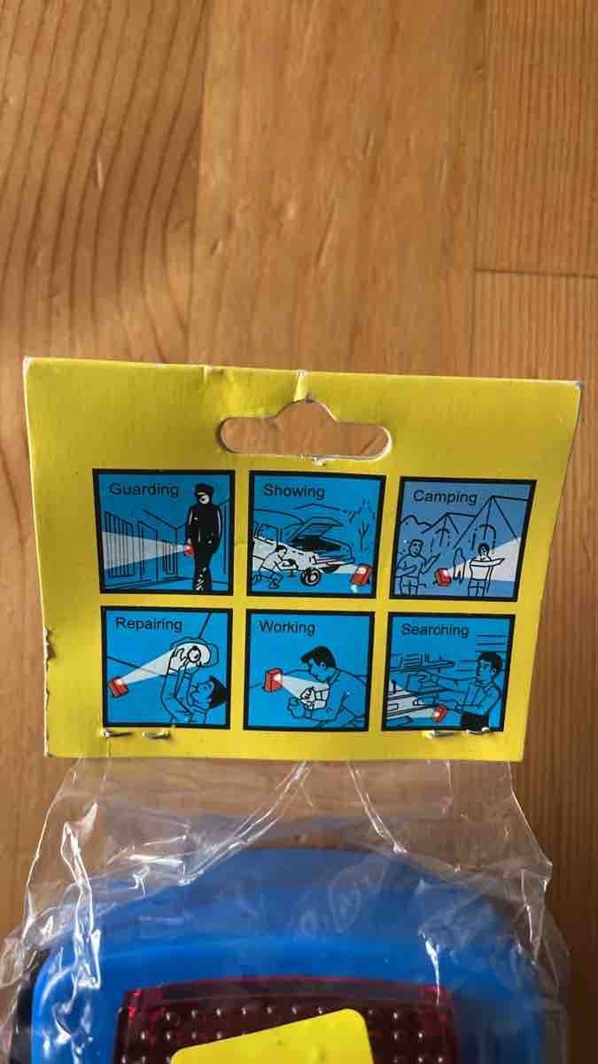 Lampen: Lampada tascabile blu, modello 828C, nuova – Neu und originalverpackt aus Monte Carasso von lau_6gmp 1