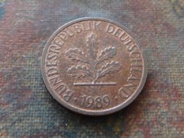 DEUTSCHLAND 1 Pfennig 1989