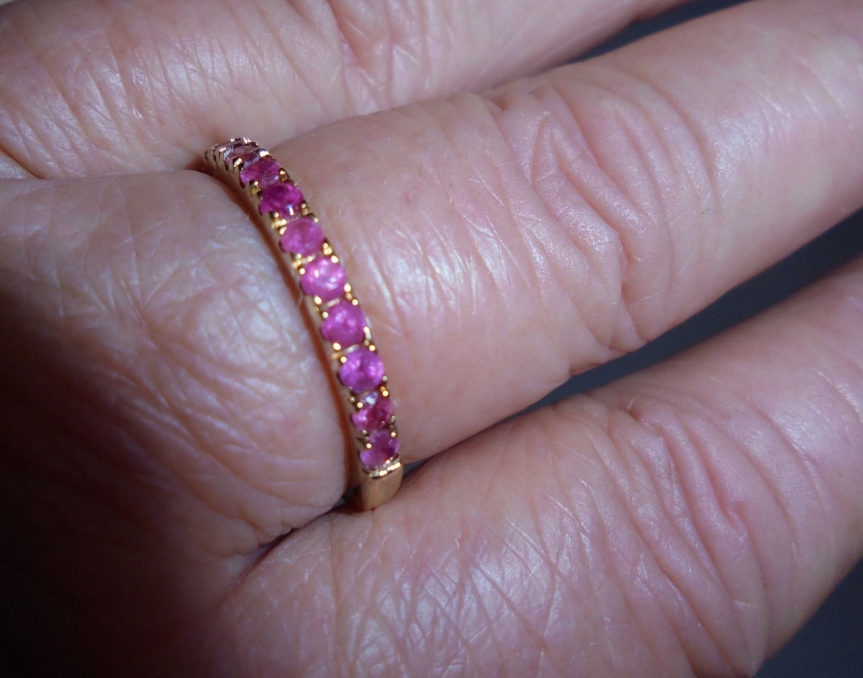 Ringe: Echtschmuck: Madagaskar-Rubin-Silberring, vergoldet / 56 – Neu (gemäss Beschreibung) aus Zuchwil von maumauchi 7