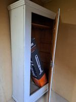 Antiker Kleiderschrank Holz weiss gebraucht
