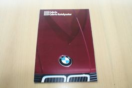 BMW 325i Cabriolet/Baur Prospekt 1/1986