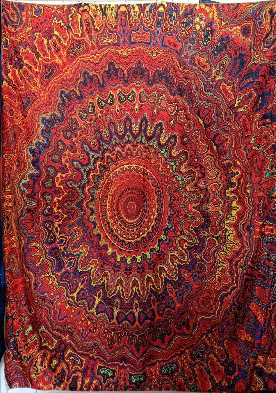 Tappeti: Wandteppich "Psychedelic Mandala" 🌀 | ca. 200x150 cm – Usato da Frenkendorf venduto da Kauf_Mich_Doch