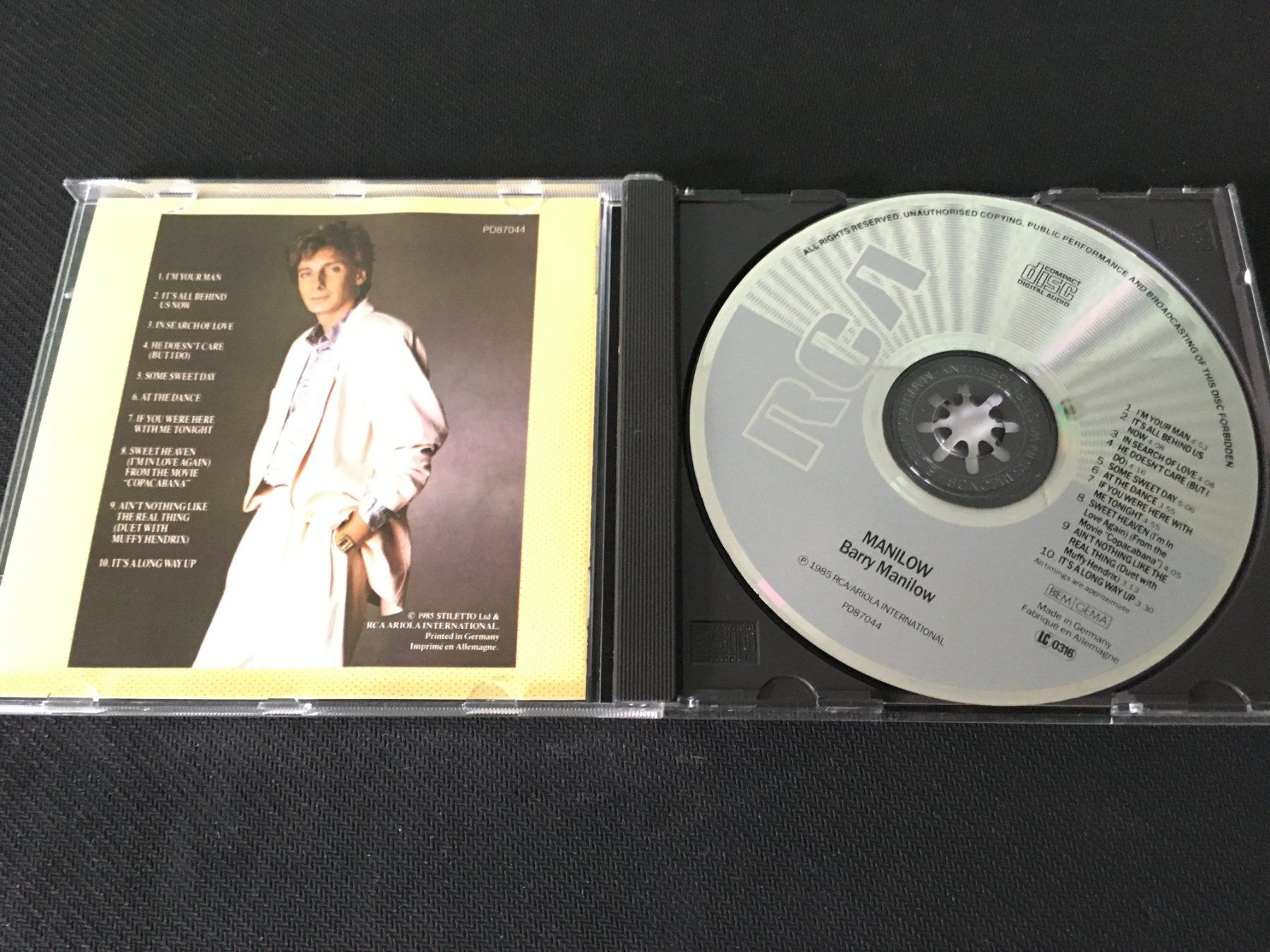 CD: Manilow - Barry Manilow -CD- – Usato da St.Gallen venduto da MedienJoe 1