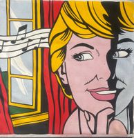 Roy Lichtenstein,  Acryl auf Leinwand, Kopie
