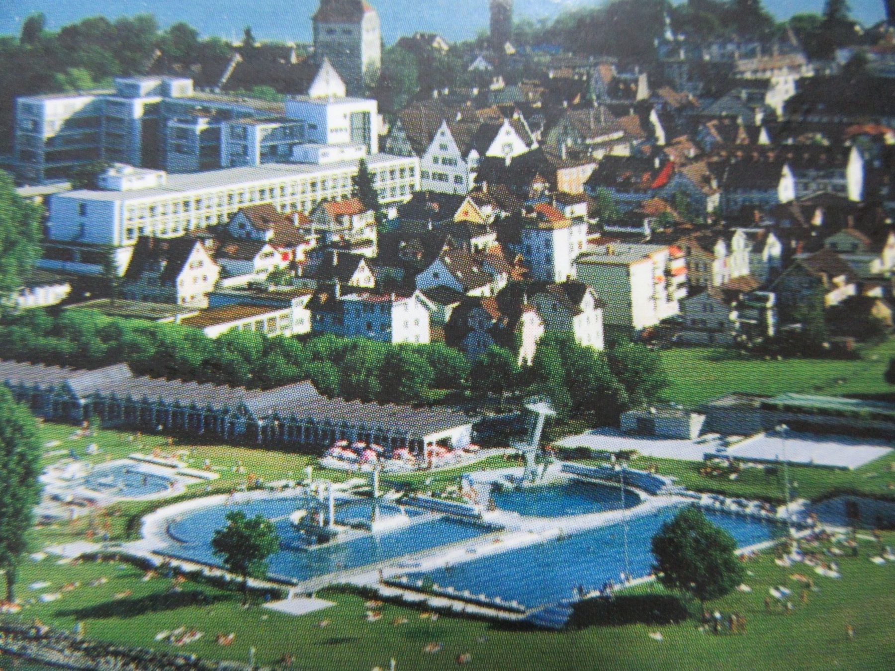 Cartoline postali: ARBON STEINACH AM BODENSEE TG AK BADE-ANLAGE LUUFTBILD – Usato da Ettingen venduto da Hausi4711 1