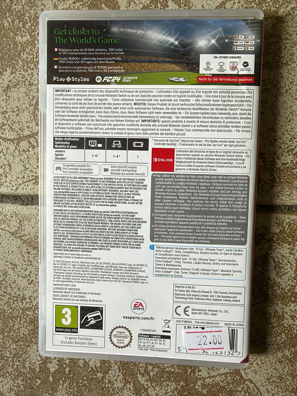 Nintendo Spiele: Switch: Fifa 24 – Gebraucht aus Marly von may_j75b 1