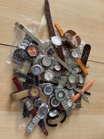 1Kilogramm Armbanduhren Damen u. Herren gemischter Zustand 