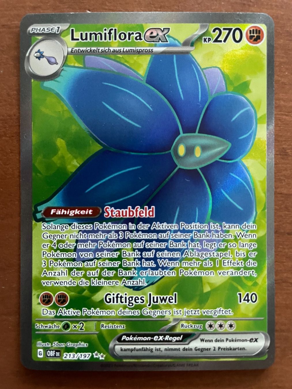 Pokémon Sammelbilder & Trading cards: Pokemon Lumiflora eX (Versand gratis) – Neu (gemäss Beschreibung) aus Chur von Angerson