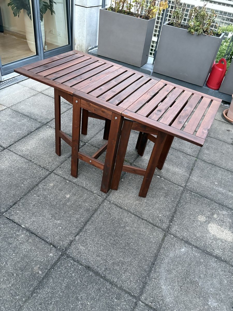 Tavoli: Holz Klapptisch, ideal für Balkon oder Garten – Usato da Küsnacht / ZH venduto da dm.mm 2