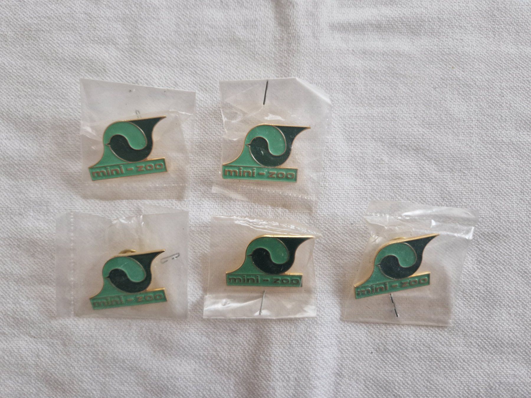 Spille & Fermagli: 5 Pins mini-zoo – Nuovo e nell'imballaggio originale da Rebstein venduto da Ajs_Toy_Palast_1
