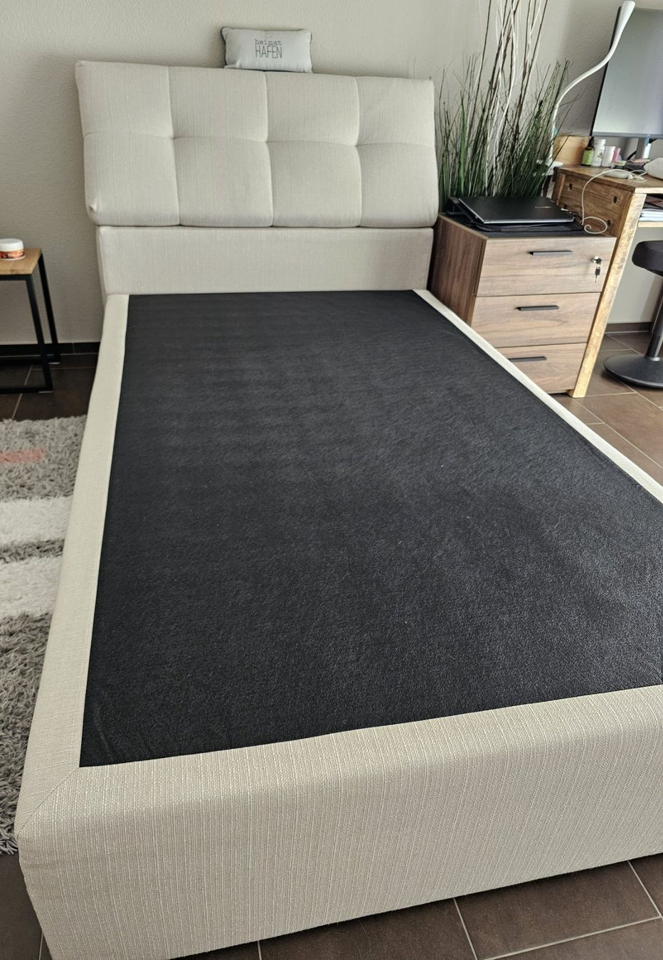 Letti: Boxspringbett 120/200 cm Creme wie NEU – Usato da Würenlos venduto da sas_7pq9 1