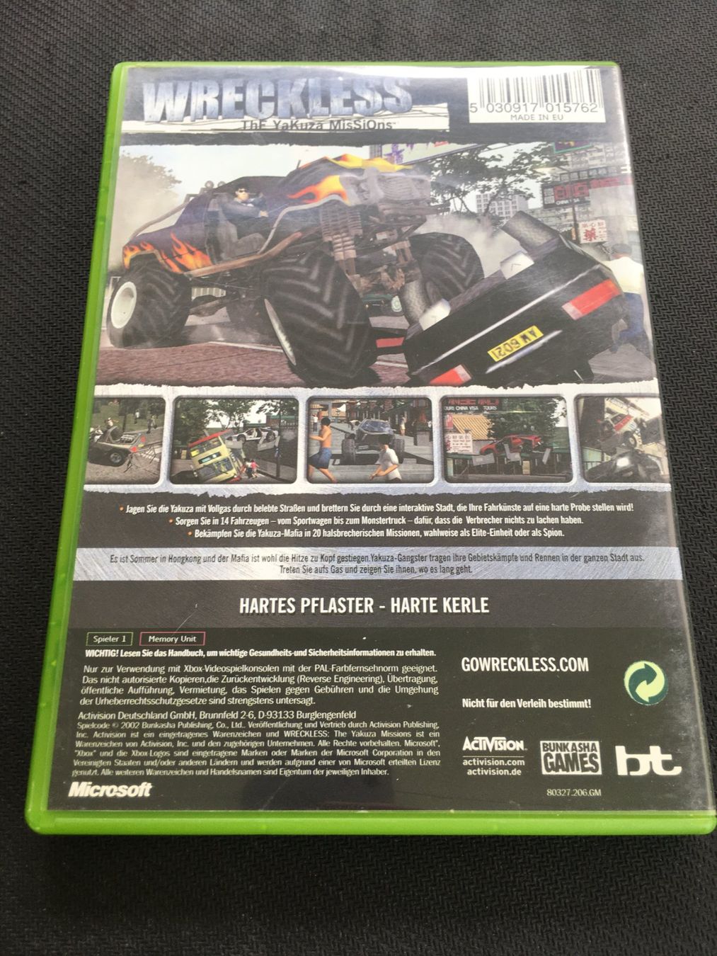Microsoft Giochi: Wreckless The Yakuza Missions - Xbox Game – Usato da St.Gallen venduto da Punktchen01 1