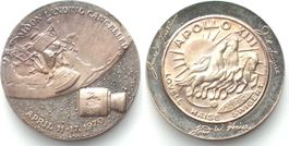 APOLLO 13 - MOON LANDING CANCELLED 1970 Silber PP