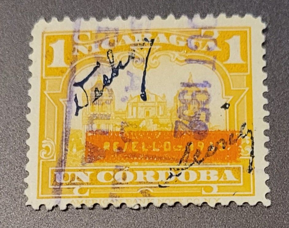 Alle Briefmarken: Nicaragua 1936 briefmarke – Gebraucht aus St Gallen von Stampsalshobby