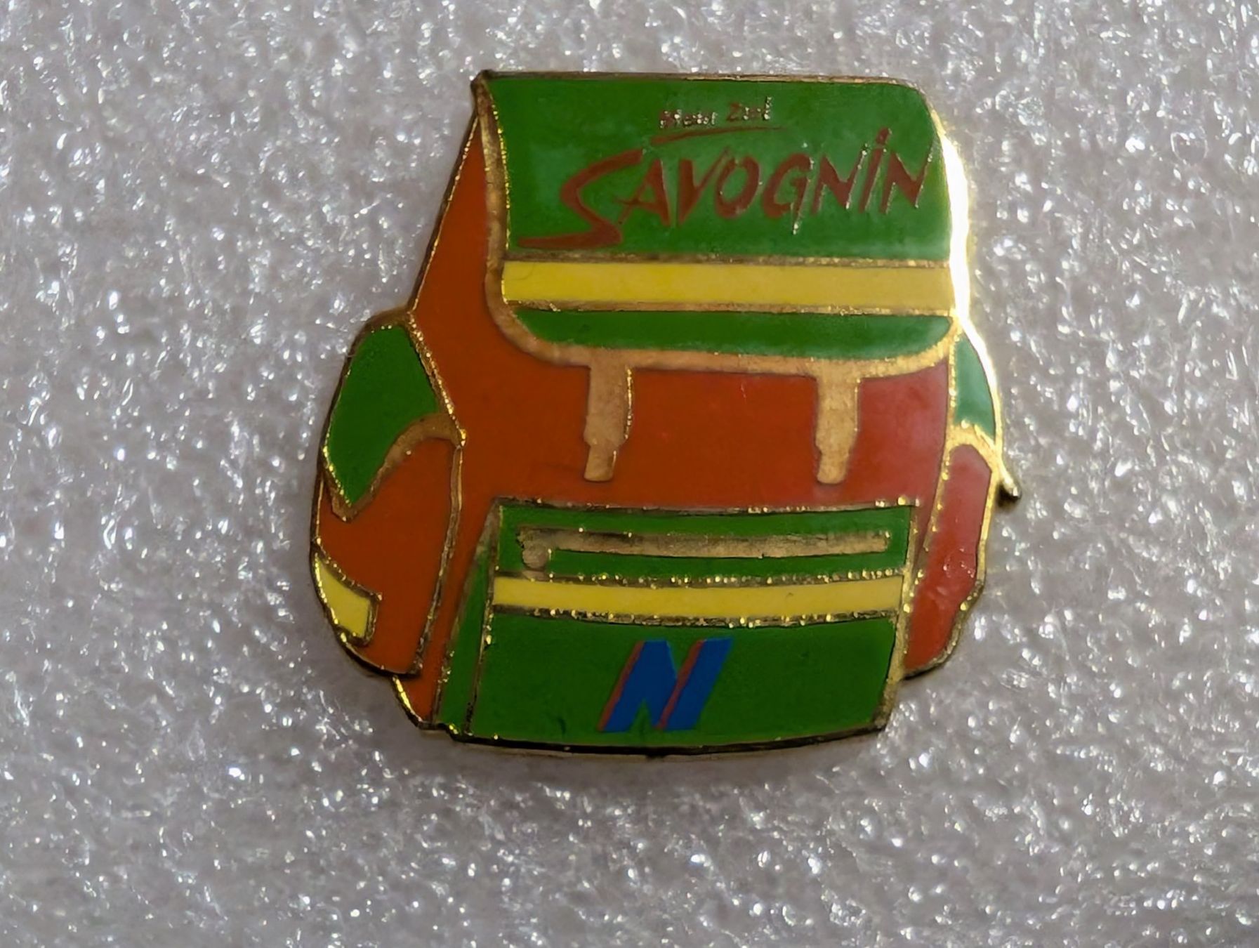 Placchette & Badge: Ansteckpin 274: Savognin – Usato da Oppligen venduto da Pin-Fall-Shop