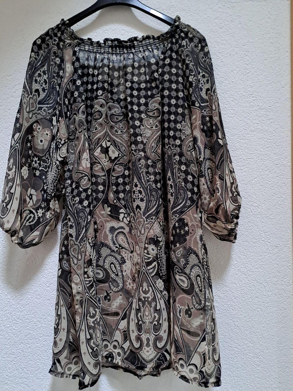 Camicette: Sommer Bluse Tunika, Gr. M/L, 95% Viskose – Nuovo e nell'imballaggio originale da Frauenfeld venduto da Andadaa 2