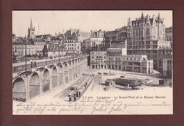 LAUSANNE - Flon et Maison Mercier - 1904
