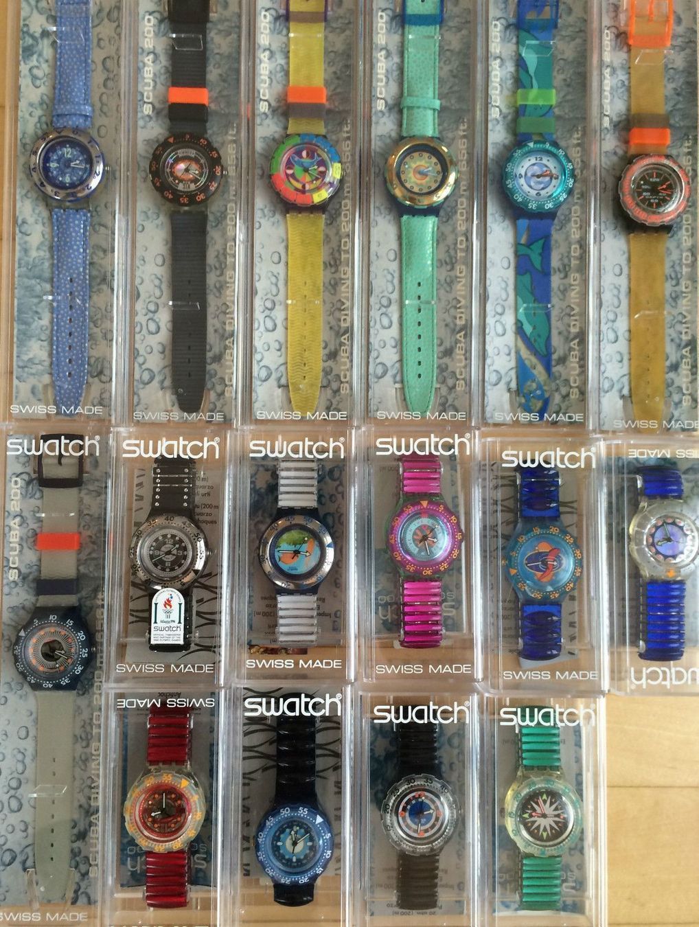 Swatch Orologi: SWATCH Sammlung / Total 56 SCUBA Uhren – Nuovo (secondo la descrizione) da Maur venduto da Makiga7 3