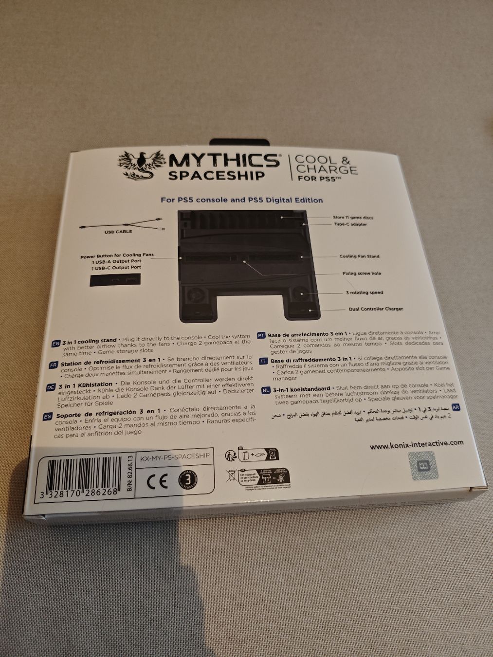 Sony Console: Konix Mythics Spaceship Cooling Stand – Nuovo (secondo la descrizione) da Fiesch venduto da lunarwolf 1