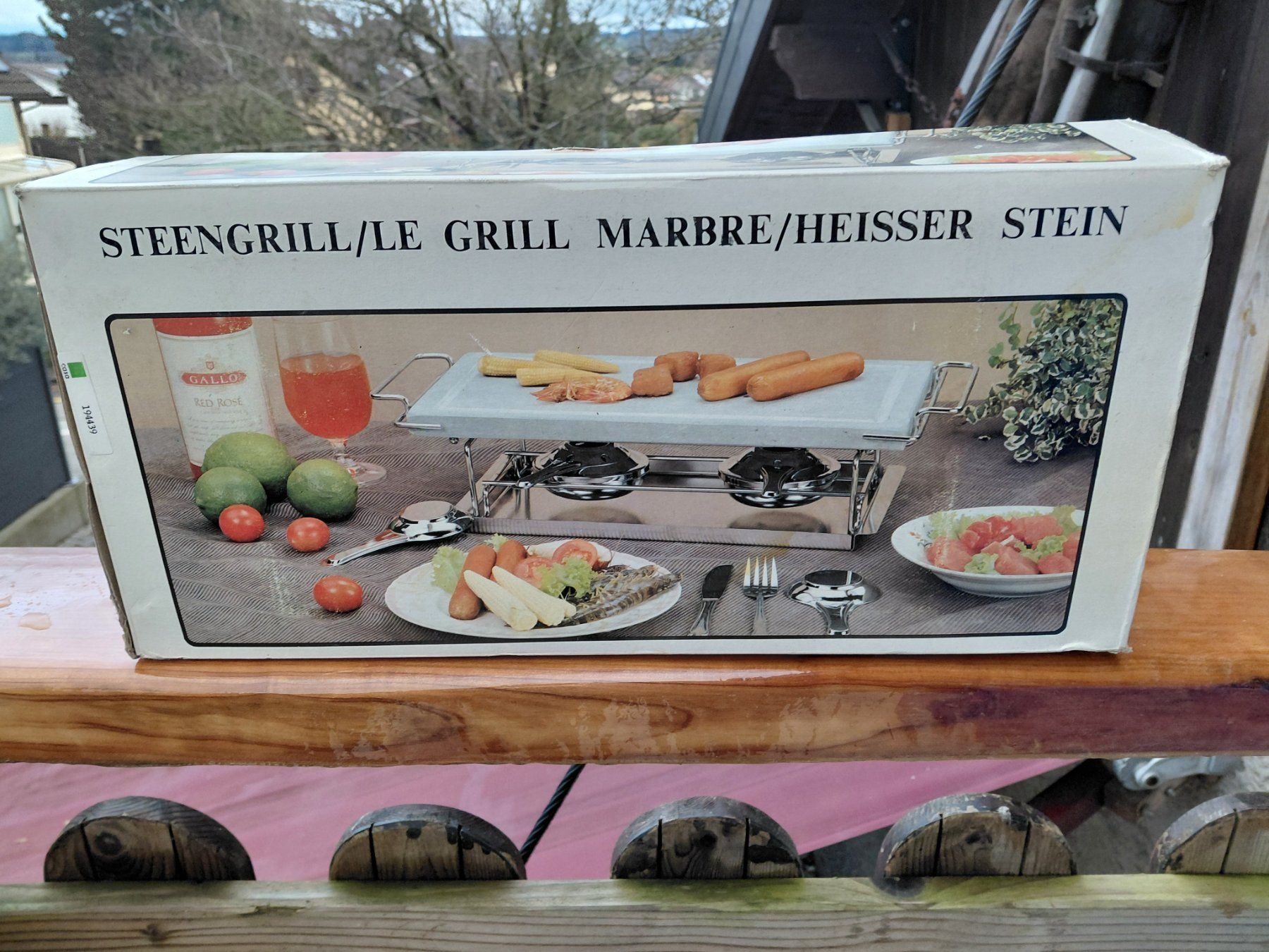 Griglie: Grill de table, avec 'plaque de marbre, genre pierrade. – Usato da Boussens venduto da mgerma54
