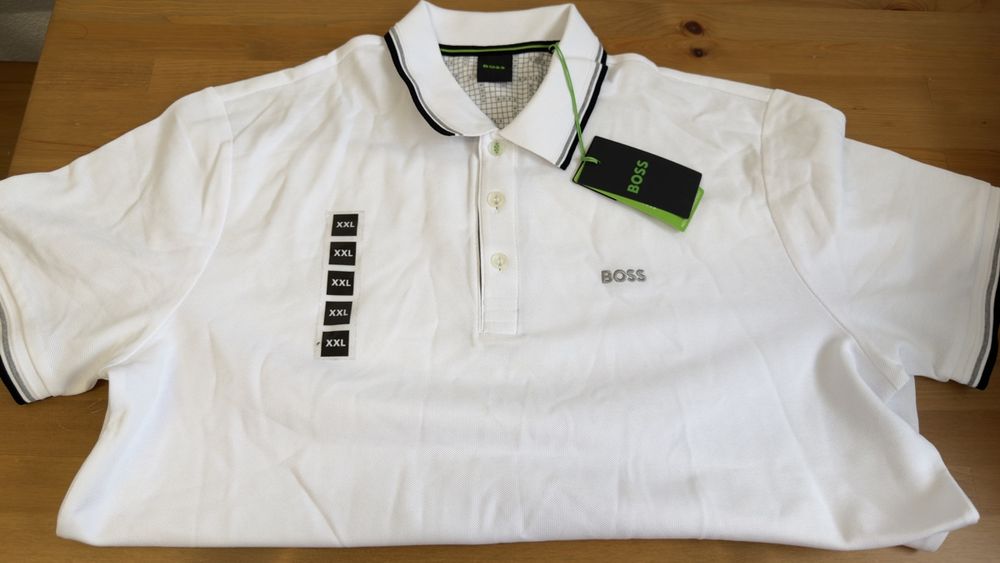 Hugo Boss Poloshirt fabrikneu mit Etikett XXL weiss (Neu und ...