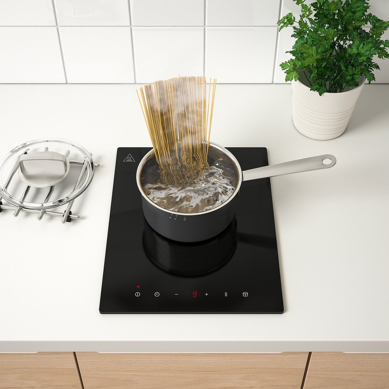 Ikea Elettrodomestici da cucina: IKEA LAGAN Induktionskochfeld Plug-in 1 Zone/schwarz – Nuovo e nell'imballaggio originale da St. Gallen venduto da IKEA_St.Gallen 2