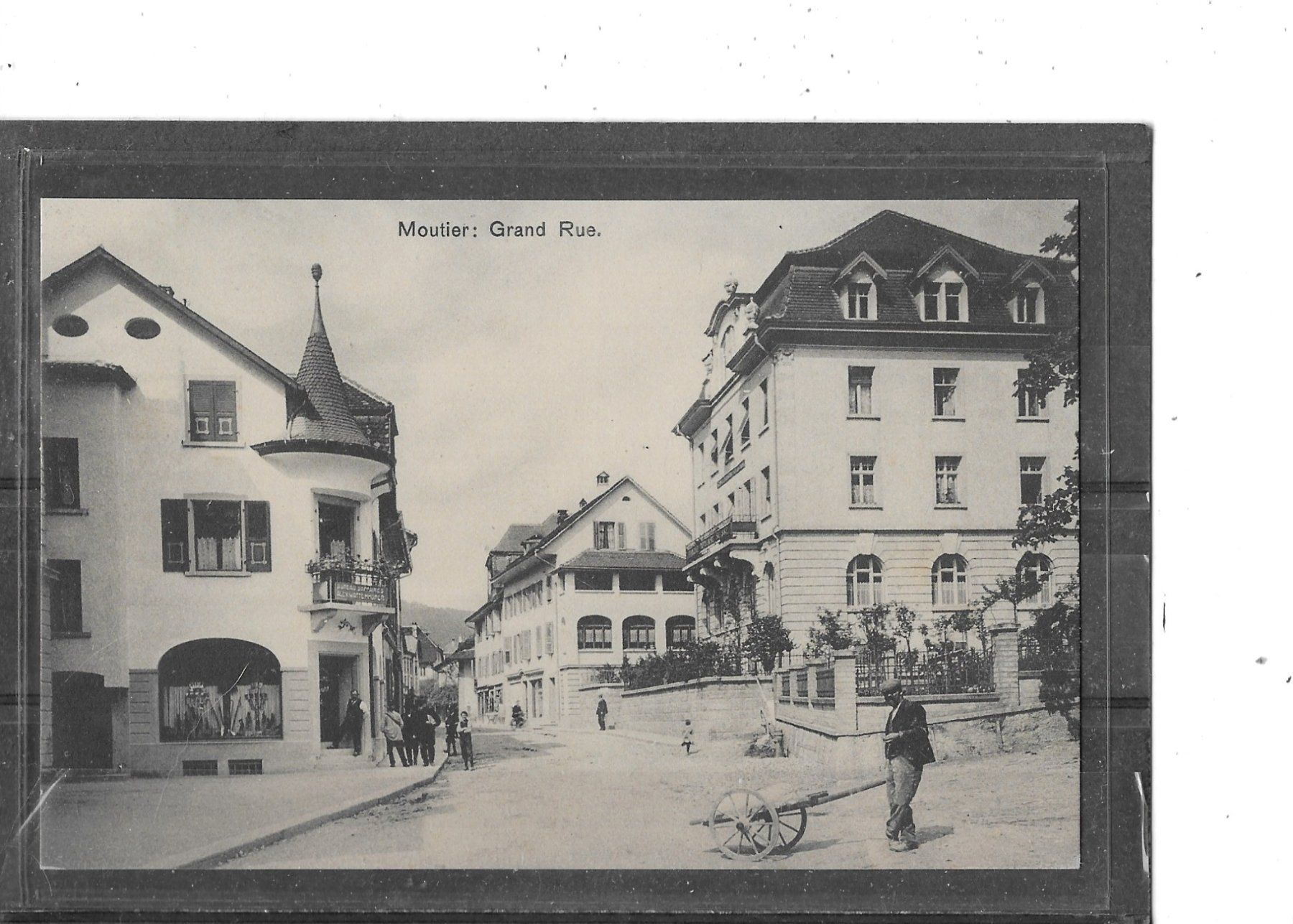 Ansichtskarten: JU Moutier.  Grand Rue – Gebraucht aus Schocherswil von Wilare