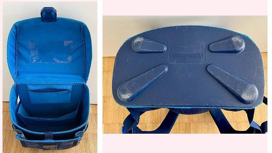 Borse & Zaini: blauer Kinder Schulrucksack und -etui baggymax – Usato da Zürich venduto da giovannisp 2