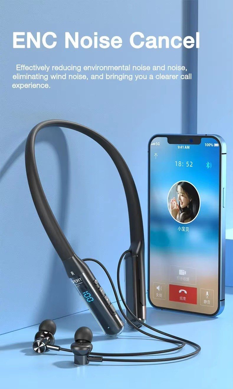 Cuffie: Kabellose Bluetooth-Kopfhörer mit 80 Stunden – Nuovo e nell'imballaggio originale da Unterägeri venduto da RmOnline 5