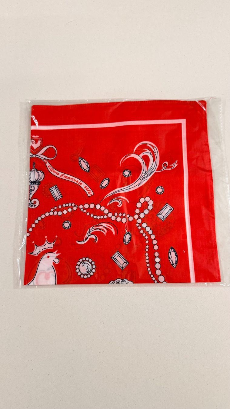 Foulard & Sciarpe: Halstuch Chantecler rot Damen neu – Nuovo e nell'imballaggio originale da Wollerau venduto da falkenauge444