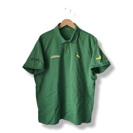 Polo Puma vert enfant UBS Kids Cup taille XL