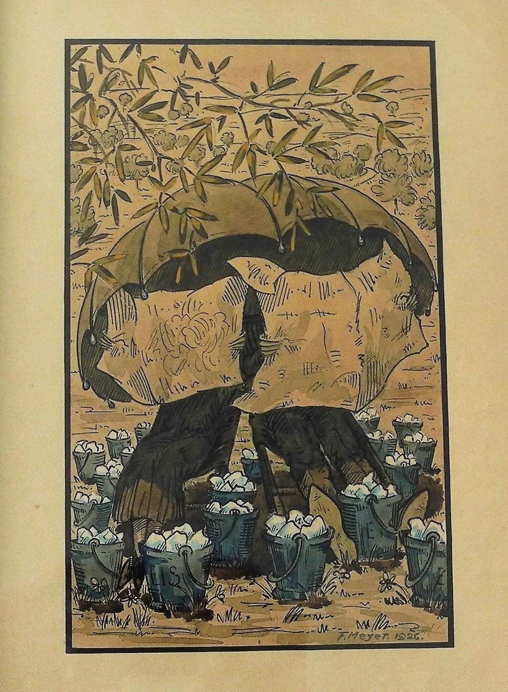 Dipinti: Fritz Meyer 1926 Hitze oder Hageltag – Usato da Schlossrued venduto da RareKunstWelt