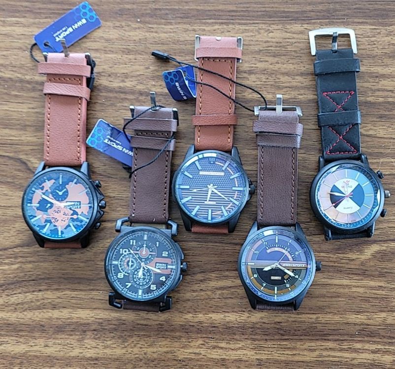 Liquidation !! Lot de 5x montres 55mm Kaufen auf Ricardo