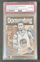 NBA Stephen Curry 2016 Grand Reserve Dominating Insert PSA 8