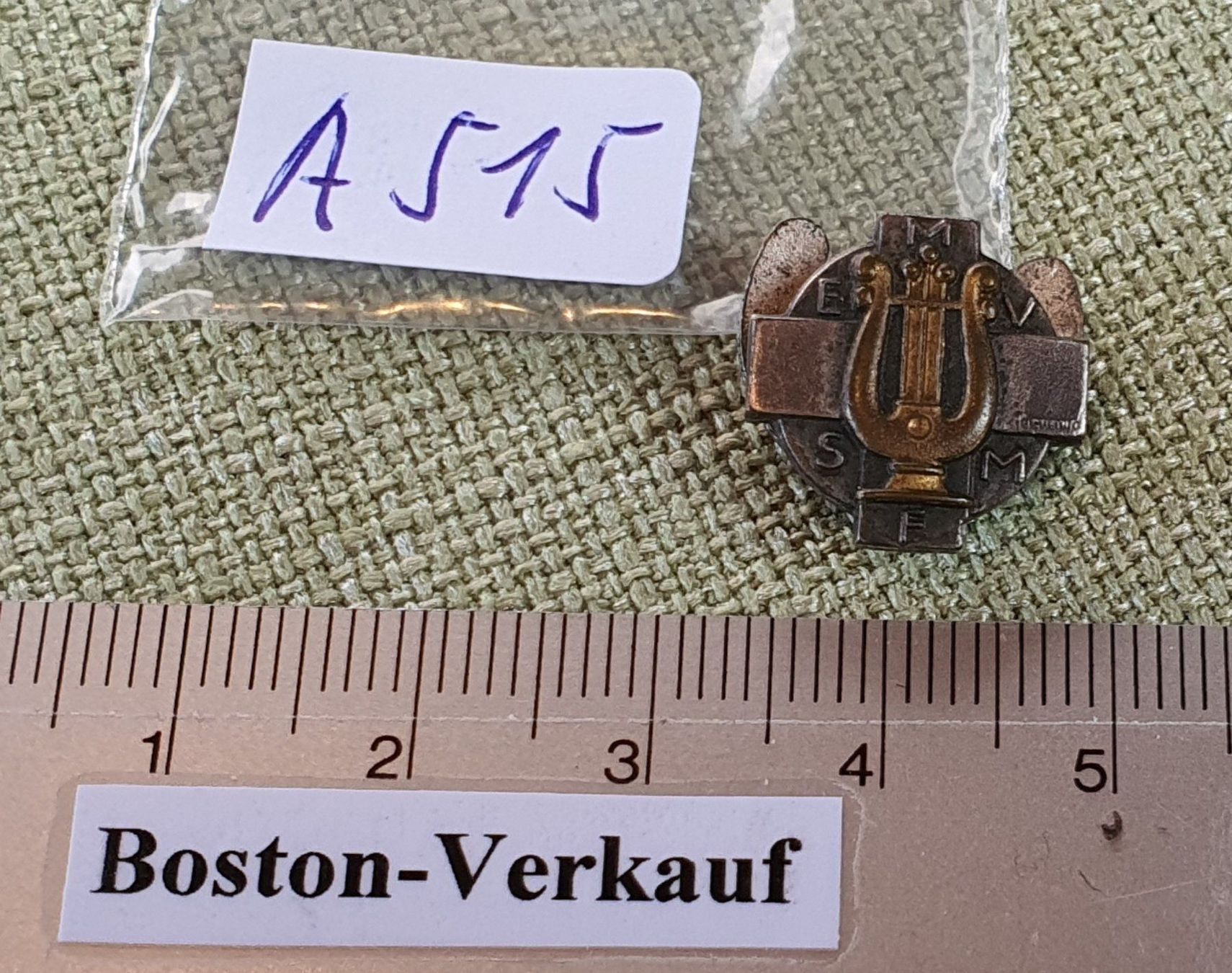 Bottoni: A515 - Musik Harfe EMV SFM Reversknopf – Usato da Reinach BL venduto da Boston-Verkauf 4